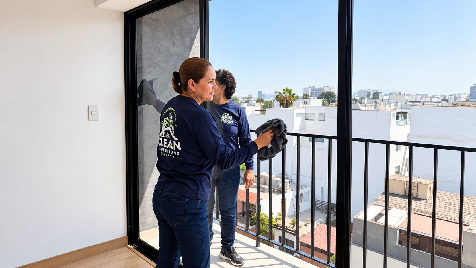 Limpieza de vidrios y balcones